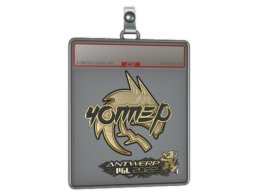 Item Sticker Slab | chopper (Gold) | Antwerp 2022