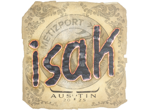 Item Sticker | isak | Austin 2025
