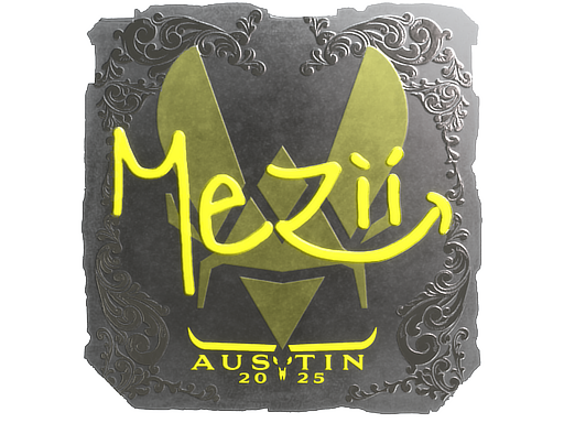 Item Sticker | mezii (Foil) | Austin 2025