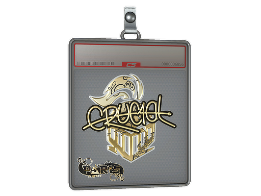 Item Sticker Slab | CRUC1AL (Gold) | Paris 2023