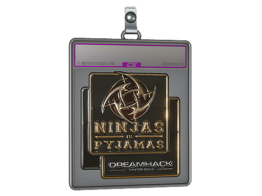 Item Sticker Slab | Ninjas in Pyjamas (Foil) | DreamHack 2014