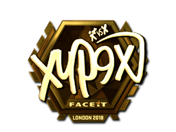 Item Sticker | Xyp9x (Gold) | London 2018