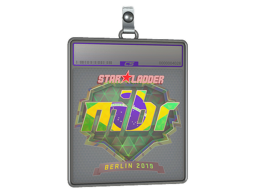 Item Sticker Slab | MIBR (Holo) | Berlin 2019
