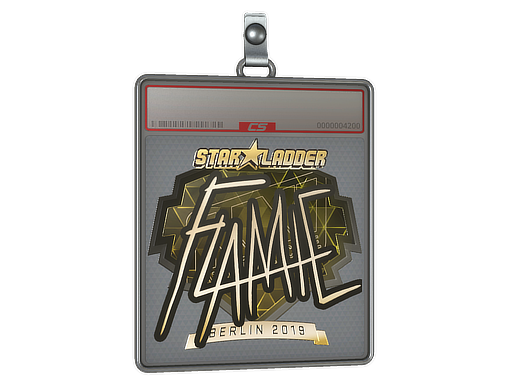 Item Sticker Slab | flamie (Gold) | Berlin 2019