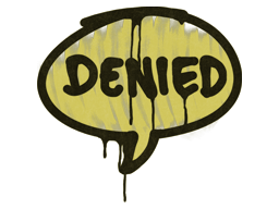 Item Sealed Graffiti | Denied (Tracer Yellow)
