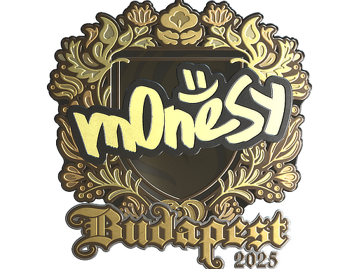 Item Sticker | m0NESY (Gold) | Budapest 2025