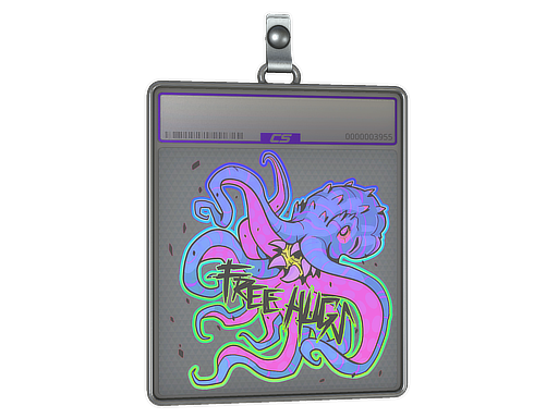 Item Sticker Slab | Free Hugs (Holo)