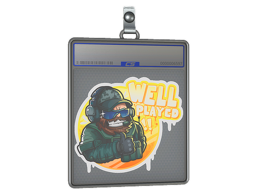 Item Sticker Slab | Well Played