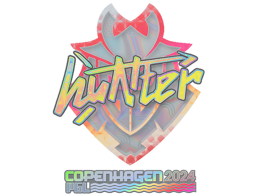 Item Sticker | huNter- (Holo) | Copenhagen 2024