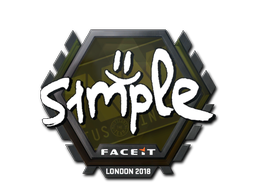 Item Sticker | s1mple | London 2018