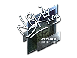 Item Sticker | NBK- (Foil) | Boston 2018