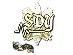 Item Sticker | sdy (Gold) | Paris 2023