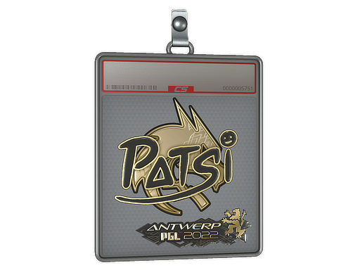 Item Sticker Slab | Patsi (Gold) | Antwerp 2022