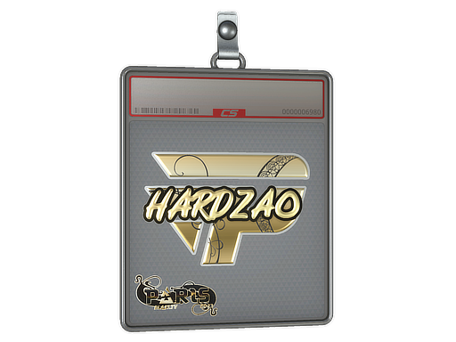 Item Sticker Slab | hardzao (Gold) | Paris 2023