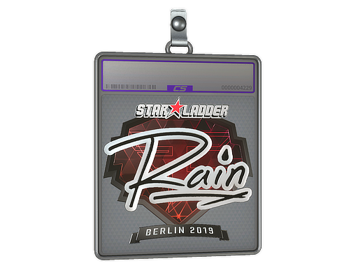 Item Sticker Slab | rain (Foil) | Berlin 2019
