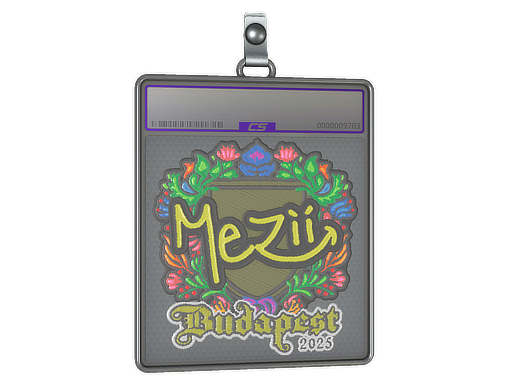 Item Sticker Slab | mezii (Embroidered) | Budapest 2025