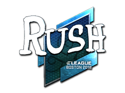 Item Sticker | RUSH (Foil) | Boston 2018