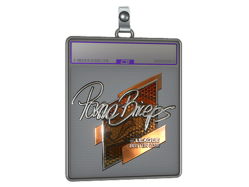 Item Sticker Slab | pashaBiceps (Foil) | Boston 2018