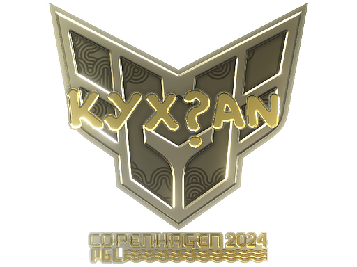 Item Sticker | kyxsan (Gold) | Copenhagen 2024