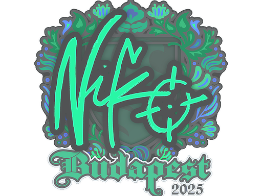 Item Sticker | NiKo | Budapest 2025