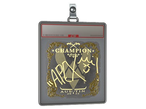 Item Sticker Slab | apEX (Gold, Champion) | Austin 2025