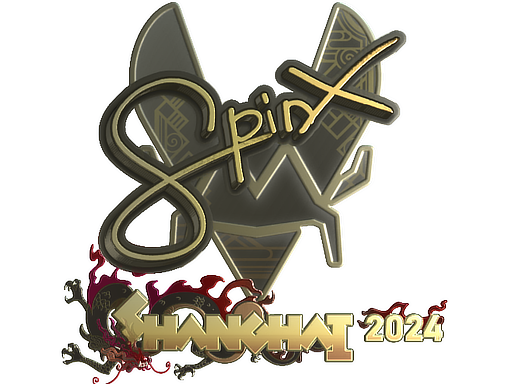Item Sticker | Spinx (Gold) | Shanghai 2024