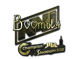 Item Sticker | Boombl4 (Gold) | Stockholm 2021
