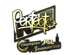 Item Sticker | Perfecto (Gold) | Stockholm 2021