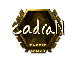 Item Sticker | cadiaN (Gold) | London 2018