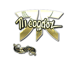 Item Sticker | nicoodoz (Gold) | Paris 2023