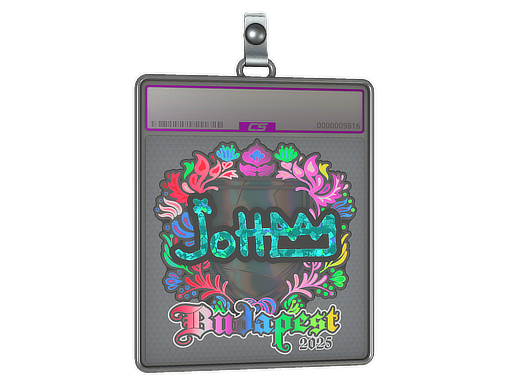 Item Sticker Slab | jottAAA (Holo) | Budapest 2025