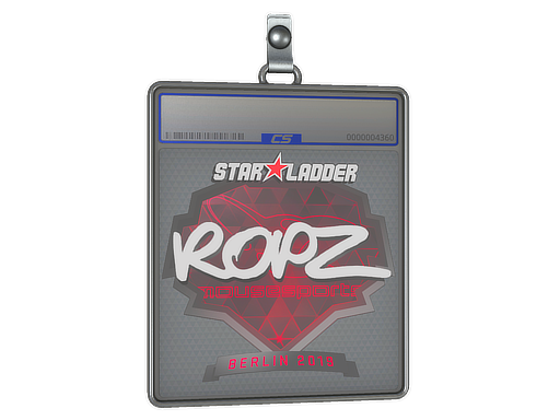Item Sticker Slab | ropz | Berlin 2019