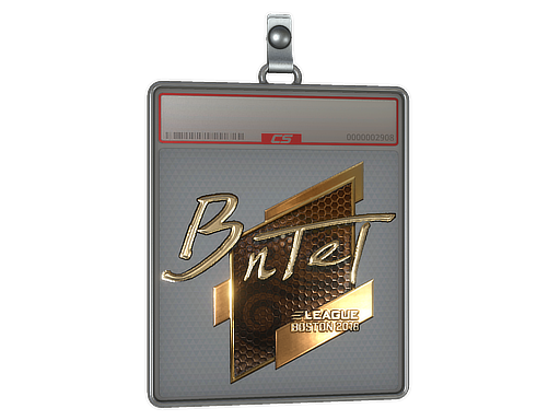 Item Sticker Slab | BnTeT (Gold) | Boston 2018