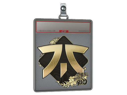 Item Sticker Slab | Fnatic (Gold) | Rio 2022