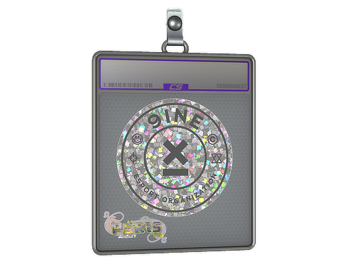 Item Sticker Slab | 9INE (Glitter) | Paris 2023