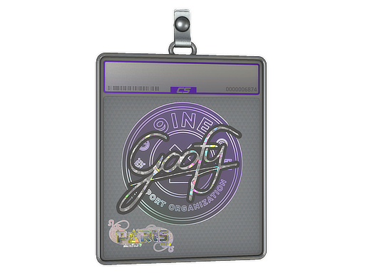 Item Sticker Slab | Goofy (Glitter) | Paris 2023