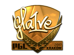 Item Sticker | gla1ve (Gold) | Krakow 2017