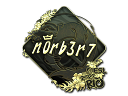 Item Sticker | n0rb3r7 (Gold) | Rio 2022