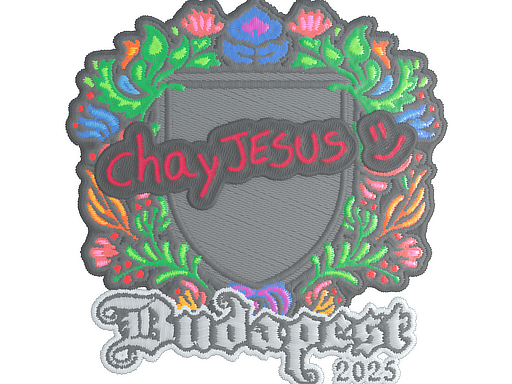 Item Sticker | chayJESUS (Embroidered) | Budapest 2025