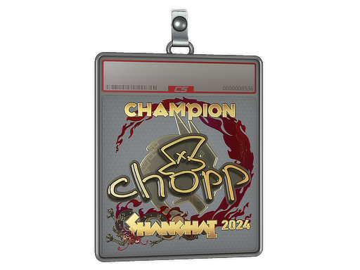 Item Sticker Slab | chopper (Gold, Champion) | Shanghai 2024