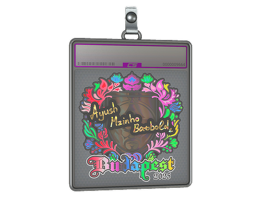 Item Sticker Slab | mzinho (Holo) | Budapest 2025