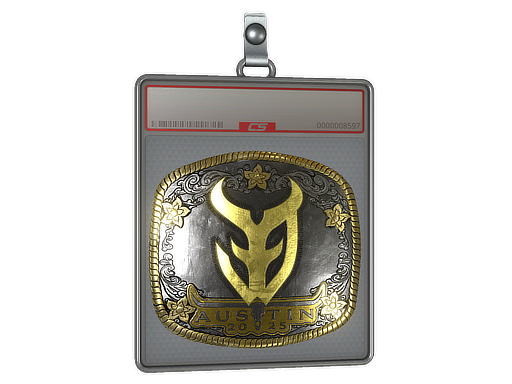 Item Sticker Slab | 3DMAX (Gold) | Austin 2025