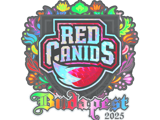 Item Sticker | RED Canids (Holo) | Budapest 2025