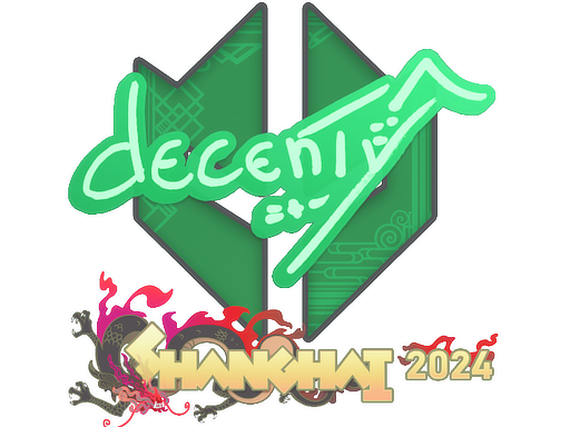 Item Sticker | decenty | Shanghai 2024