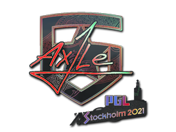 Item Sticker | Ax1Le (Holo) | Stockholm 2021
