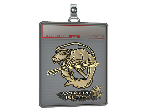 Item Sticker Slab | Jame (Gold) | Antwerp 2022