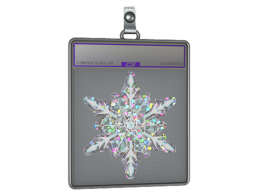 Item Sticker Slab | Snowfall (Glitter)