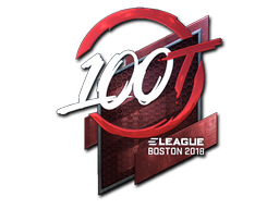 Item Sticker | 100 Thieves (Foil) | Boston 2018