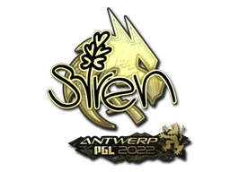 Item Sticker | S1ren (Gold) | Antwerp 2022