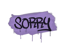 Item Sealed Graffiti | Sorry (Violent Violet)